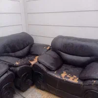 مبل هفت نفره چرم|مبلمان خانگی و میز عسلی|نورآباد ممسنی, |دیوار