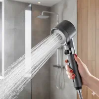 لذت حمام کردن/با سردوش پرفشار ماساژور دار/چندحالته