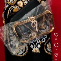 ست سارافون کت و کیف ترمه تن