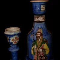 قلیان قاجاری انتیک قدیمی کلکسیونی عتیقه