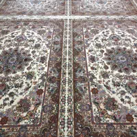 (فرش فرزین)۲جفت۶متری خطیبی۴۰رج،حاشیه۲رنگ