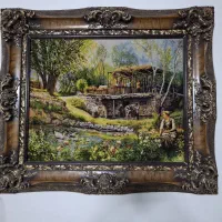 تابلو فرش چشمه حصار
