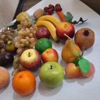 مجسمه دکوری به همراه میوه مصنوعی|مجسمه، تندیس، ماکت|اهواز, بهارستان|دیوار