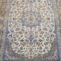 فرش ۱۲ متری کاشان رنگ کرم روشن ملایم کارکرده|فرش|تهران, صادقیه|دیوار