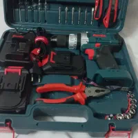 دریل رونیکس.شارژی رونیکس۱۶ولت۳۳تکه آکبند.دلر شارجی