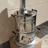 سماور ذغالی ۸لیتری۴دسته