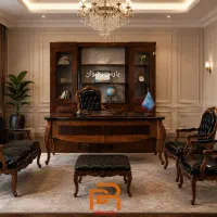 ست آمریکایی/میز مدیریت/میز/صندلی/مبلمان اداری