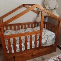 تخت کلبه ای کودک سفارشی