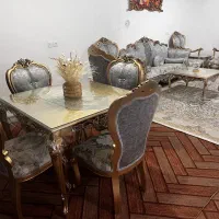 مبل کلاسیک ۷نفره ب همراه غذاخوری ۴نفره
