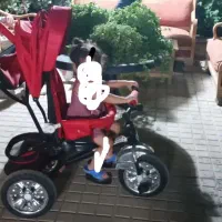 سه چرخه ی کالسکه ای کاملآ سالم و نو