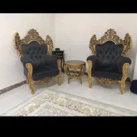 مبل۱۰نفره‌همراه‌با‌دوسرویس‌میز‌عسلی|مبلمان خانگی و میز عسلی|کرج, شهرک فرهنگیان|دیوار