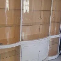 بوفه چوبی دو تکه