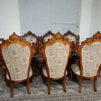 میز ناهارخوری 8نفرهچوب گردو اصل و بادوام بالا|میز و صندلی غذاخوری|نظرآباد, صالح آباد|دیوار