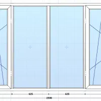 پنجره دوحالت بازشو دولنگه 2500 * 1500|مصالح و تجهیزات ساختمان|ری, شهرری|دیوار