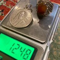 انگشتر و آویز نقره