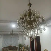 لوستر برنجی دو عدد باهم