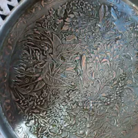 سینی مسی قدیمی|کلکسیون اشیاء عتیقه|تبریز, |دیوار