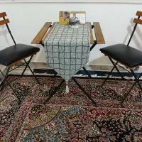 میزصندلی تاشوبانشیمنگاه چرمی