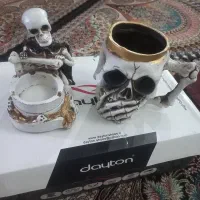 جاسیگاری و لیوان اسکلت