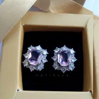 گوشواره های رنگ ثابت استیل