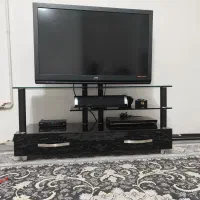 میز تلویزیون شیشه ای