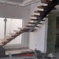 پله،اجرا تخصصی چوب کف پله و نرده چوبی|خدمات پیشه و مهارت|آمل, |دیوار