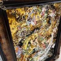 تابلو فرش دستبافت نیاز و نوازش استاد فرشچیان|تابلو فرش|تهران, سازمان برنامه جنوبی|دیوار