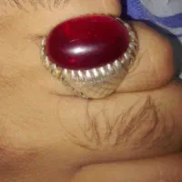 انگشتر نقره با چاقو شکاری