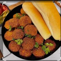 خمیر و ساندویچ مخصوص فلافل