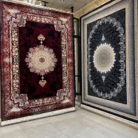 بلوچ فرش ۹ متری لاکی قرمز سبز طوسی نقد اقساط