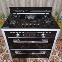 اجاق گاز صفحه‌ ای سه کشویی نونو