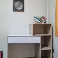میز تحریر و کتابخانه جادار