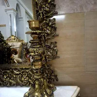 اینه شمعدان برنز|آینه|زنجان, |دیوار