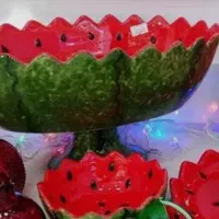 تم سرویس هندوانه سرامیکی یلدایی|ظروف سرو و پذیرایی|ملارد, |دیوار