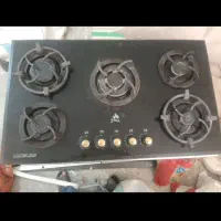 اجاق ۵ شعله شیشه ای