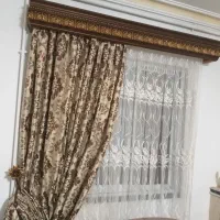 پرده زبرا .دو عدد پرده پذیرایی.یک عدد دکور پرده|پرده، رانر، رومیزی|رشت, یخسازی|دیوار