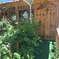 اجاره کلبه چوبی و تالار شیشه ای