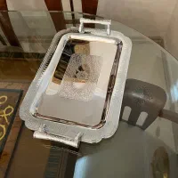 سینی شکلات خوری استیل چراغ نفتی