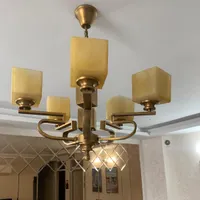لوستر کلاسیک برنز|لوستر و چراغ آویز|شهریار, |دیوار