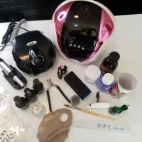 لوازم کاشت ناخن لاین پودر