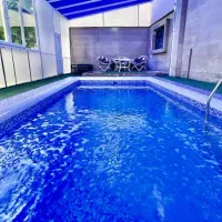 ویلا استخر آبگرم تمیزی تضمینی