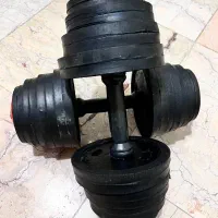 فروش فوری یک جفت دمبل متغیر، ۱۰ کیلویی روکش دار