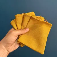 کیسه پارچه‌ای خردلی