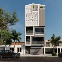 پیش فروش عمارت فول امکانات 3/5طبقه ۳۸۰ متر