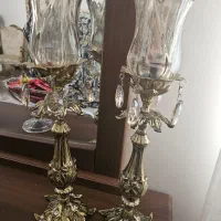 یک جفت شمعدان برنزی