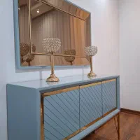 آینه کنسول و شمعدان شیک