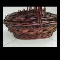 ۵ عدد سبد حصیری،چوبی نو نو