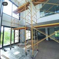 چهارپایه داربستی چرخ دار|خدمات پیشه و مهارت|خرمآباد, |دیوار