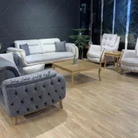 مبل راحتی واقعی شرکتی 8نفره مدرن سبک مارال اقساطی