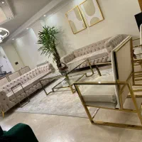 مبل استیل در حد نو|مبلمان خانگی و میز عسلی|تهران, باشگاه نفت|دیوار